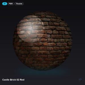 Castle Brick 02 Red