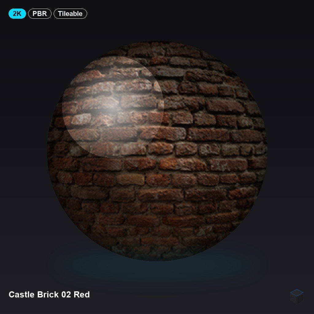 Castle Brick 02 Red