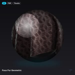 Faux Fur Geometric