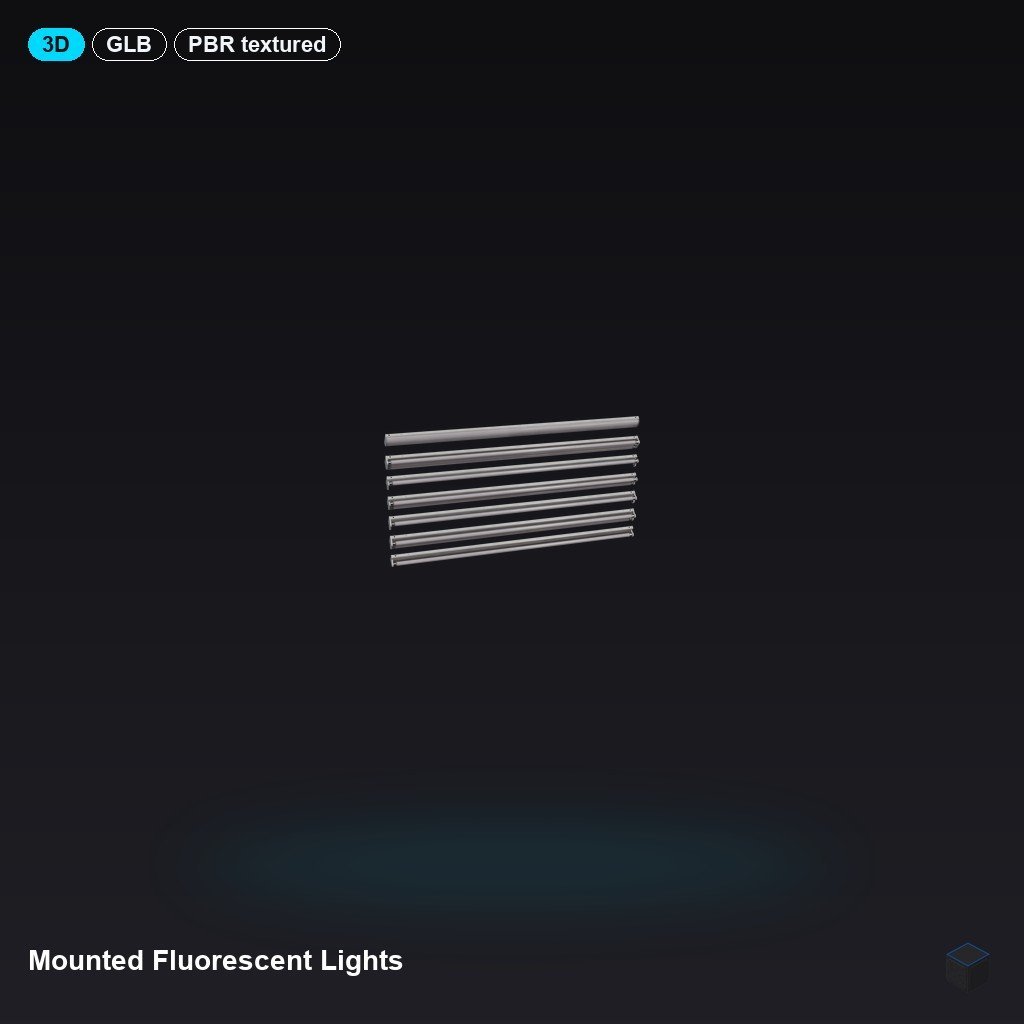 Mounted Fluorescent Lights