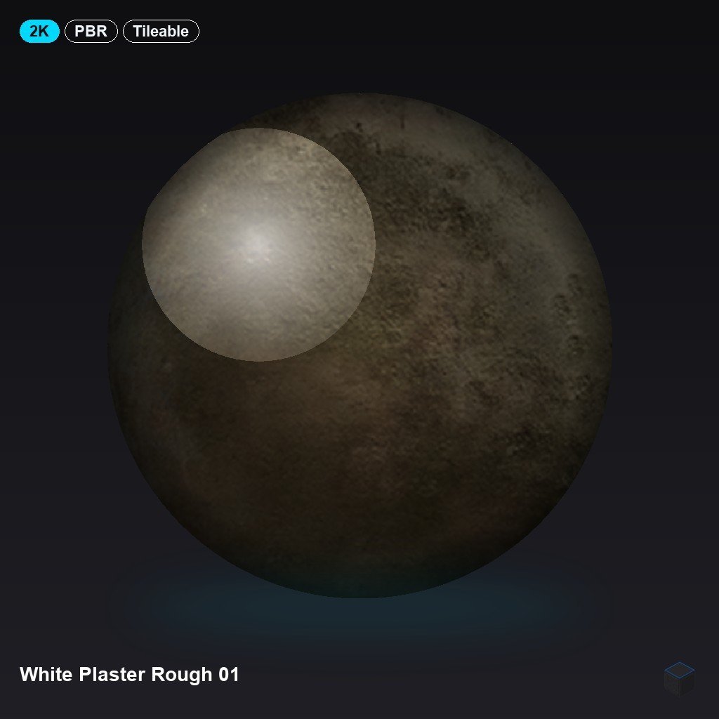 White Plaster Rough 01